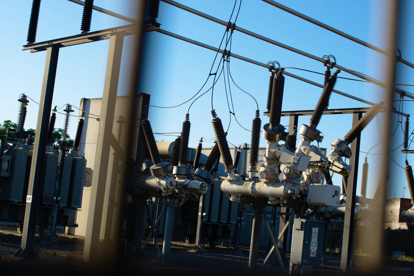 Large power transformer substation